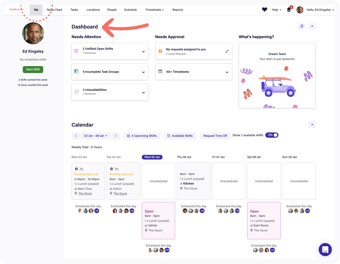 Deputy platform dashboard